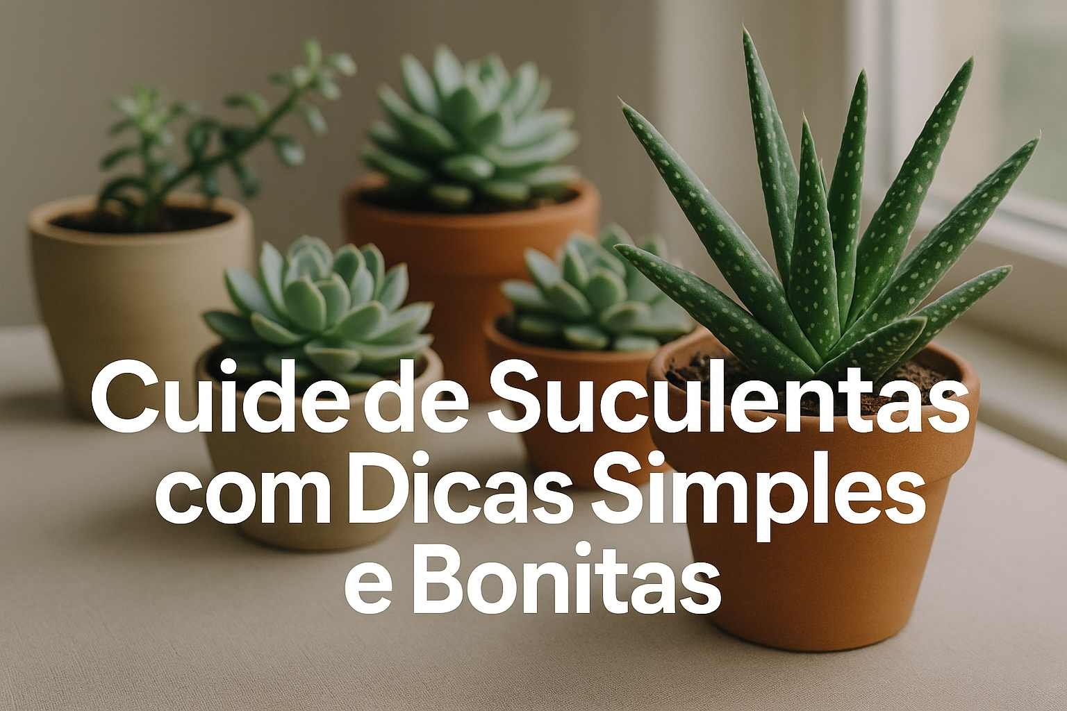 como cuidar de suculentas corretamente