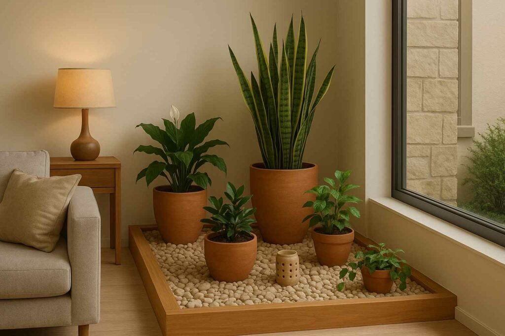 como montar jardim de inverno simples