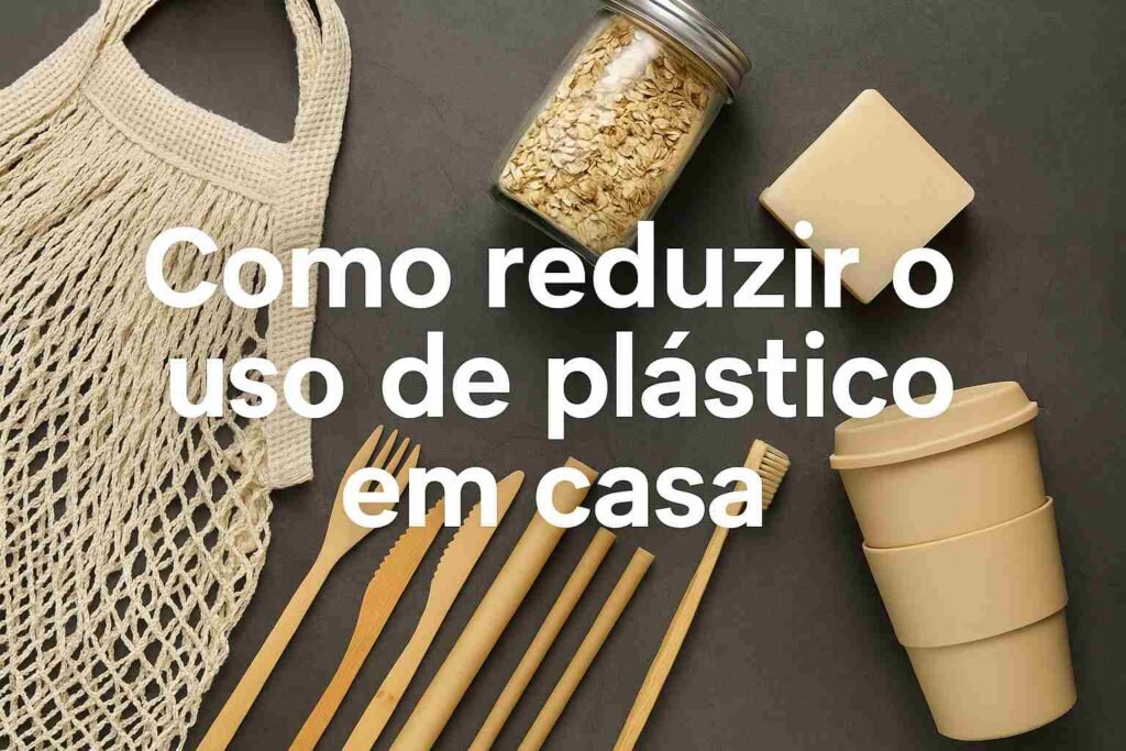 como reduzir o uso de plástico em casa