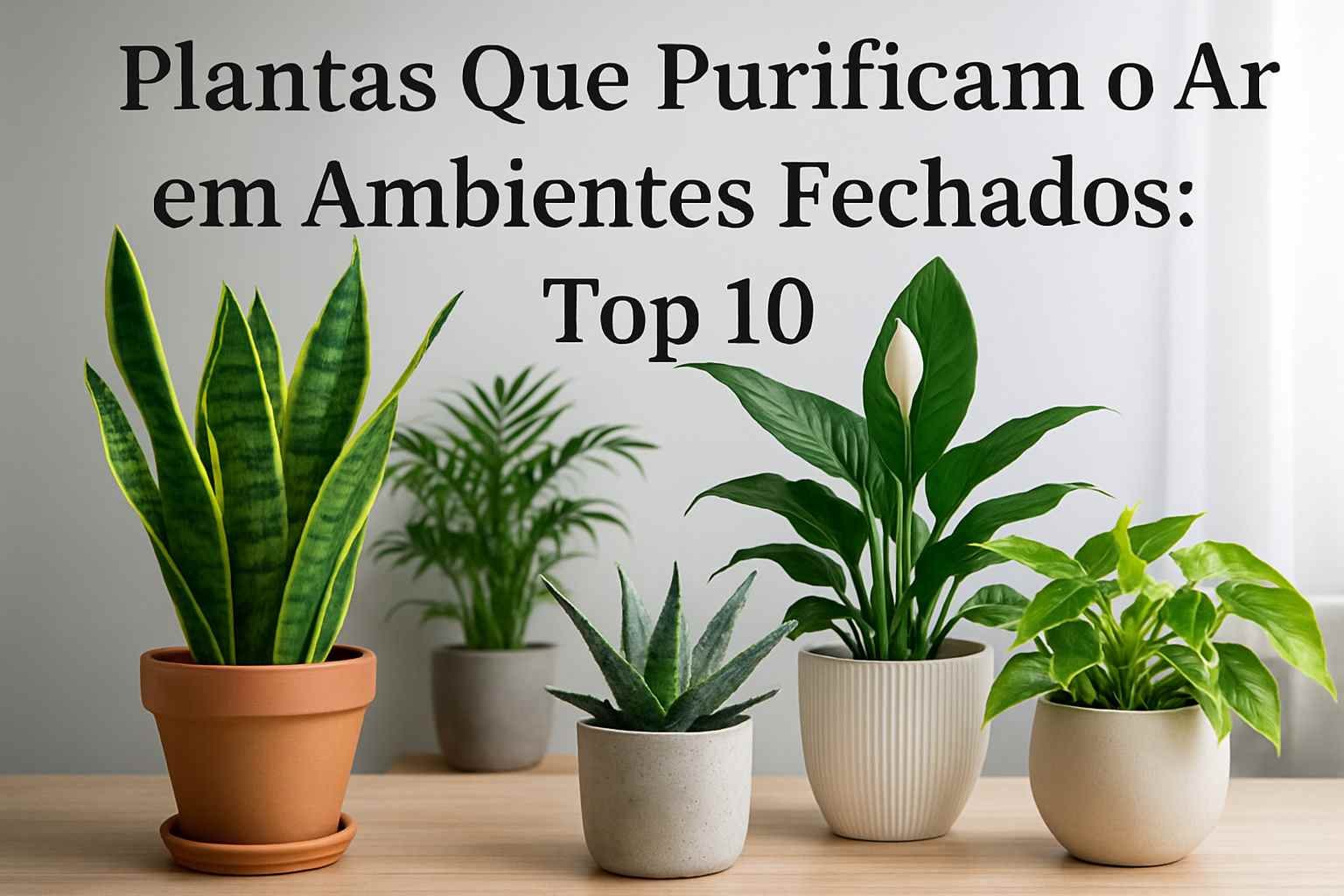 plantas que purificam o ar em ambientes fechados